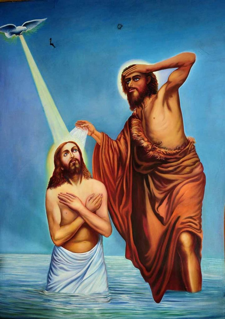 Painting - Baptism of Jesus